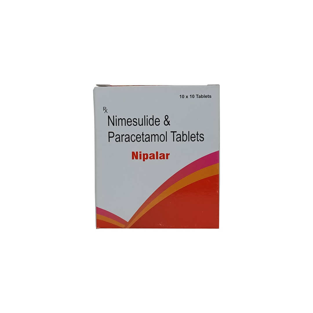 Experience comprehensive pain relief with Nipalar tablets! A trusted blend of Paracetamol and Nimesulide for swift and reliable relief from various conditions.